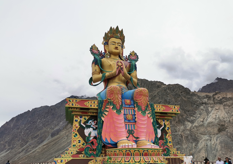 拉達克 Ladakh 迪斯吉克佛寺 Diskit Monastery
